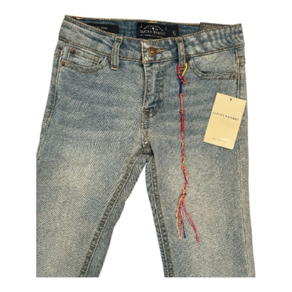 Lucky Brand Girls Zoe 5-Pocket Skinny Fit Stretch Denim Blue Jeans Girls 4/5